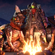 Borderlands 3 characters around a campfire